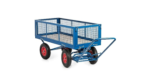 Heavy duty Platform Truck C/w Mesh Sides 1117H x1770W 755D 700KG