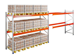 Pallet Racking Kimer 3000h x 1100d x 3600w 2 Levels 3000kg/Level