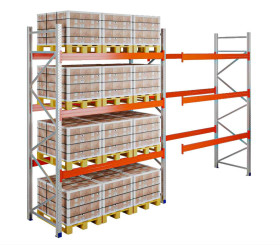 Pallet Racking Kimer 4000 x 1100 x 2700 3 Levels 3000kg/Level