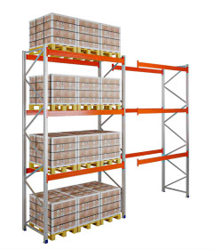 Pallet Racking Kimer 5000h x 1100d x 2700w 3 Levels 3000kg/Level