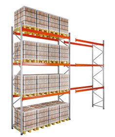 Pallet Racking Kimer 6000h x 1100d x 3600w 3 Levels 3000kg/Level 