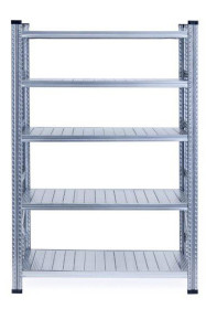 Galvanised Shelving 1972h x 1200w x 600d 5 Level