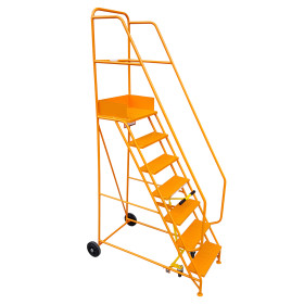 Industrial 07 tread mobile step 2750h x 850w x 1450 long -Platform 1750mm high