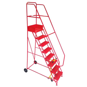 Industrial 08 tread mobile step 3000h x 850w x 1575 long -Platform 2000mm high