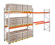 Pallet Racking Bay 4000h x 3600w x 1100mm 3000kg/Level Starter 81mm 2 Levels