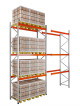 Pallet Racking Bay 6000h x 2700w x 1100mm 3000kg/Level Starter 81mm 3 Levels