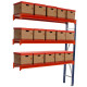 Longspan Shelving 2000h x 1800w x 800d 3 Levels c/w Timber Extender