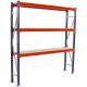 Longspan Shelving 2500H x 2400W x 600D 3 Levels c/w Timber Starter