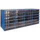 Plastic Drawer [24 Box] 303d x 260w x 113h Blue (512)