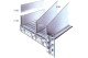 Galvanised Shelving Sliding Divider 500X200 H